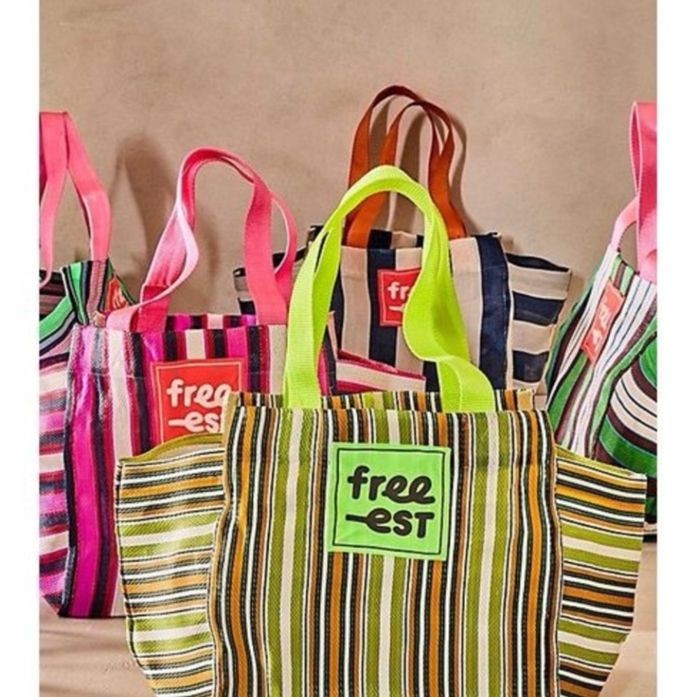 Free People Striped Tote Bag - Picture 4 of 4